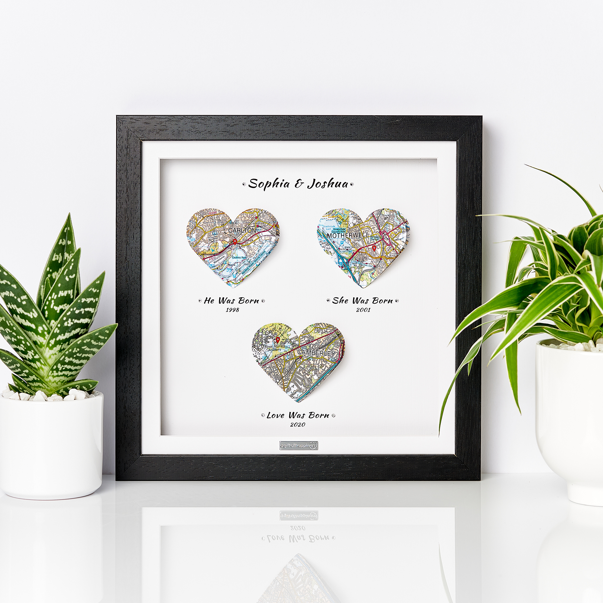 Frame Wall Art Gift For Her Gift For Him Black Frame