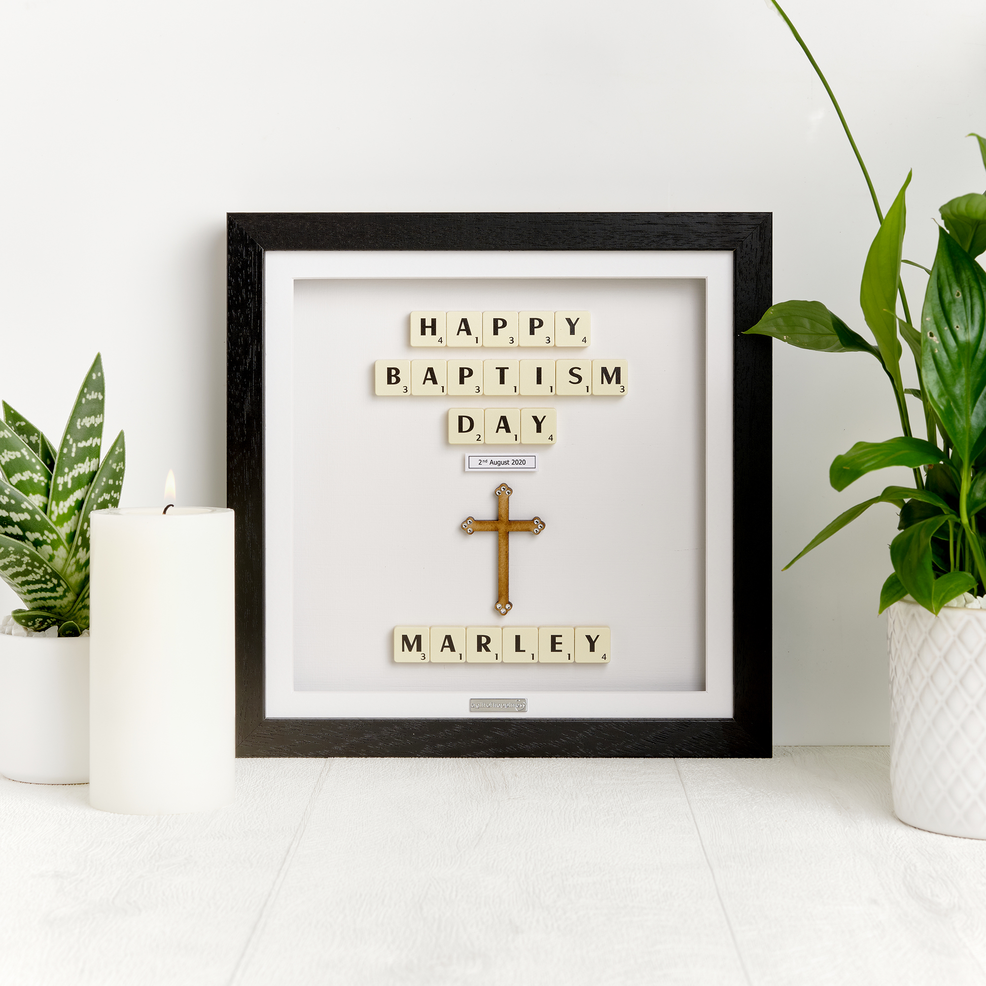 Church Cross Personalised Gift Frame