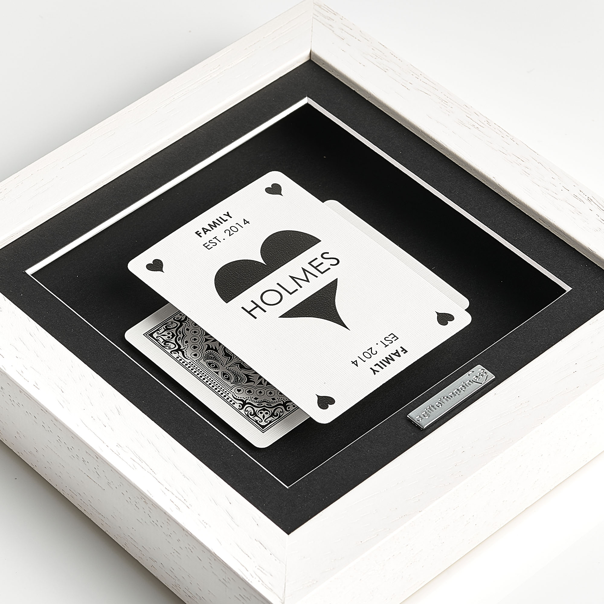 Lion Family Name Playing Card Frame